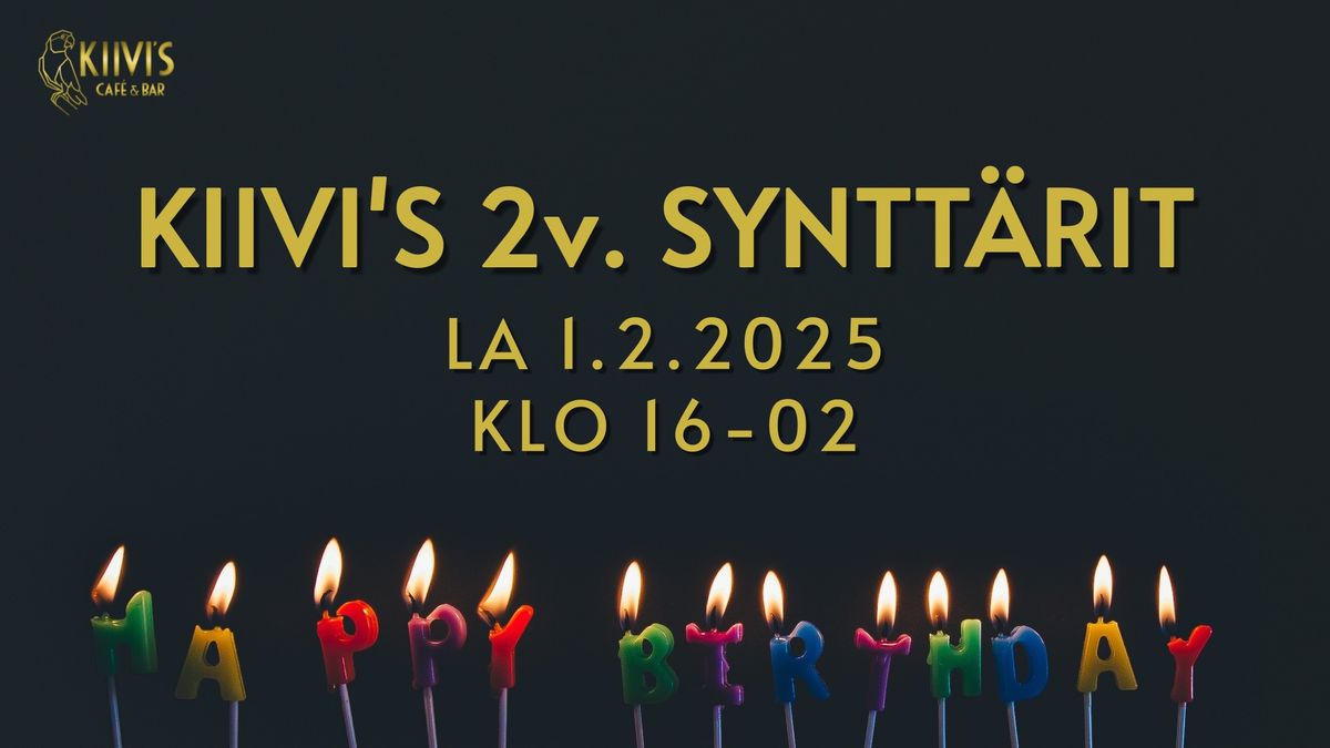 KIIVI'S 2v. SYNTT\u00c4RIT