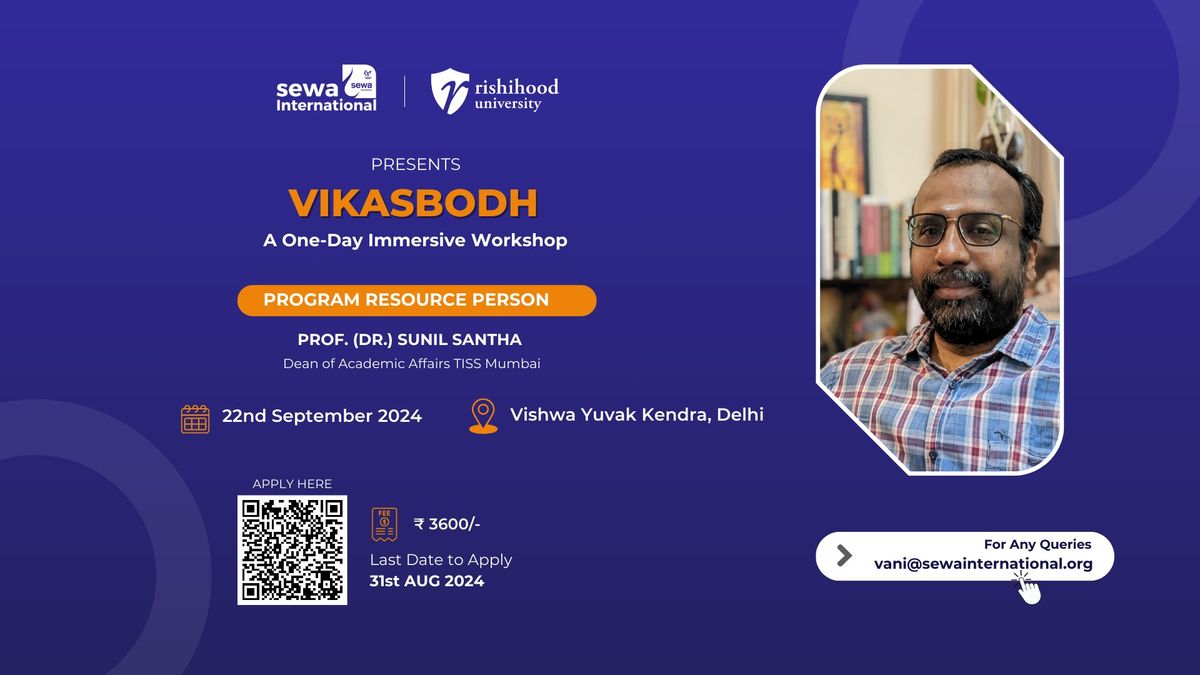 Vikasbodh- A One-Day Immersive Workshop