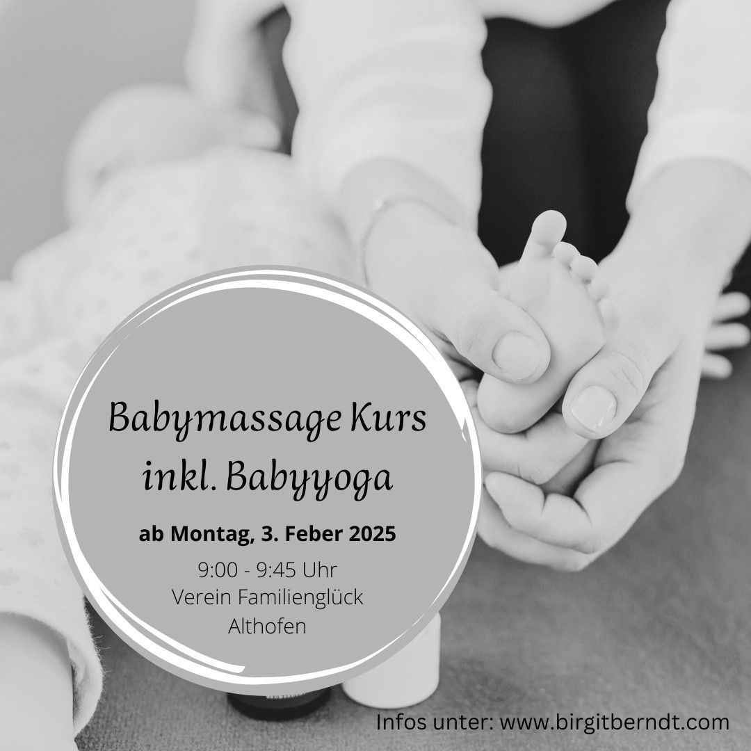 Babymassagekurs inkl. Babyyoga in Althofen 