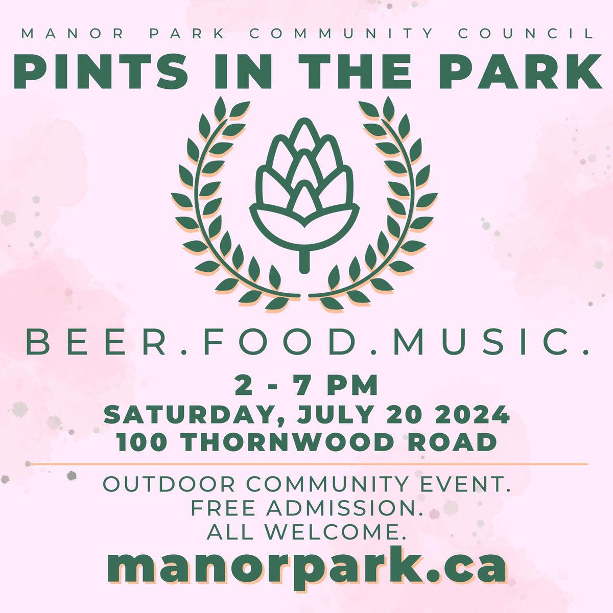 Pints in the Park 2024
