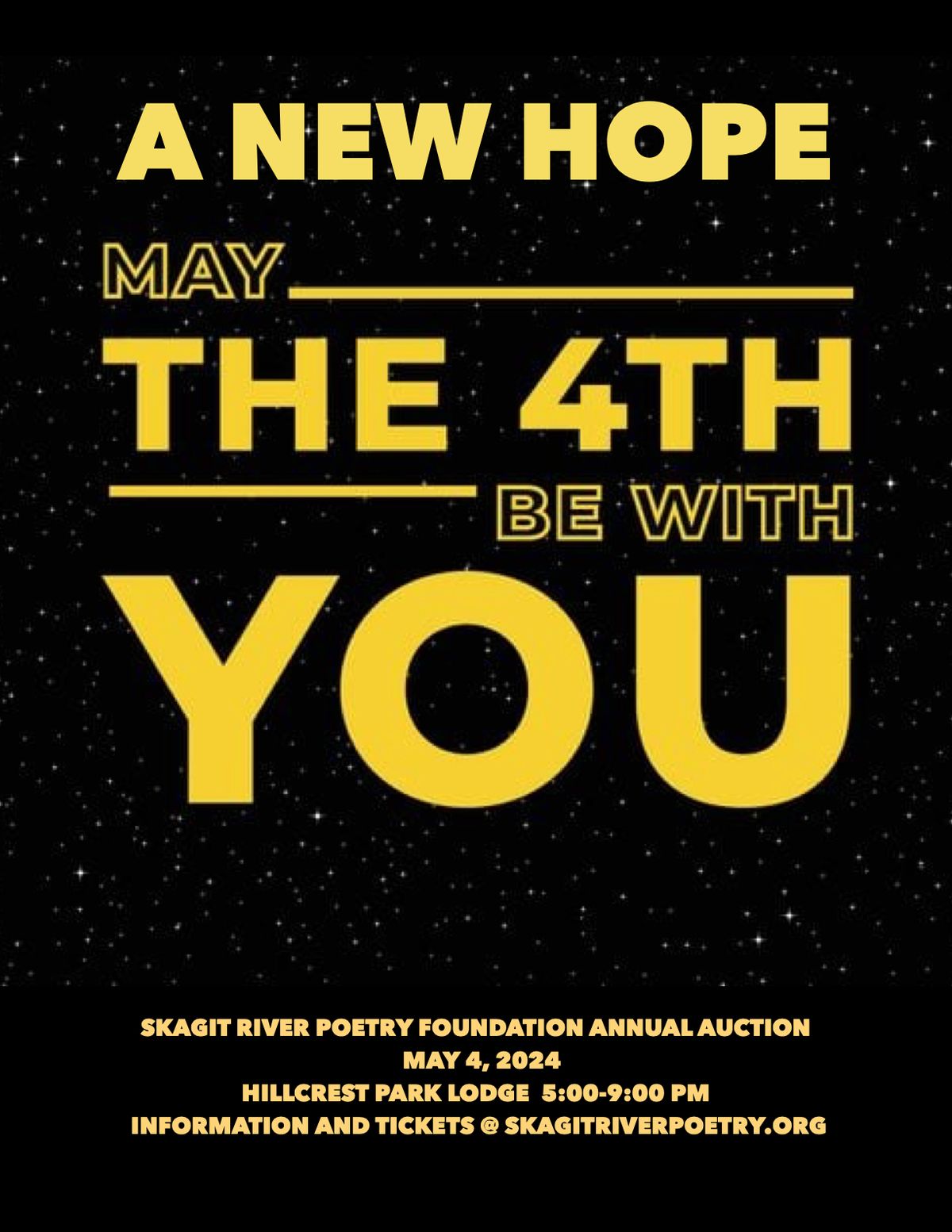 4th Annual Auction: A New Hope: "May the 4th" Be With You