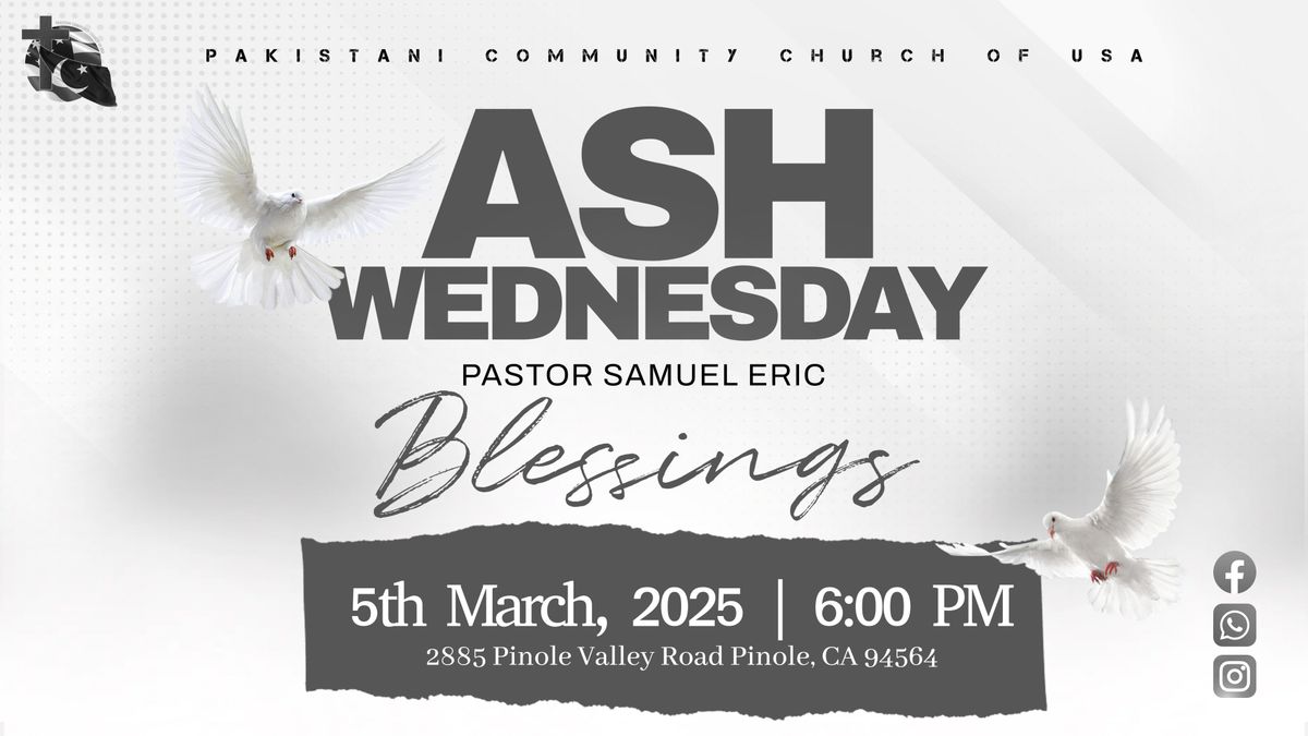 Ash Wednesday Service