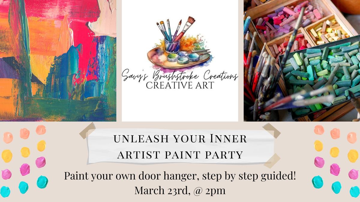 Unleash your Inner Artist Paint Party 