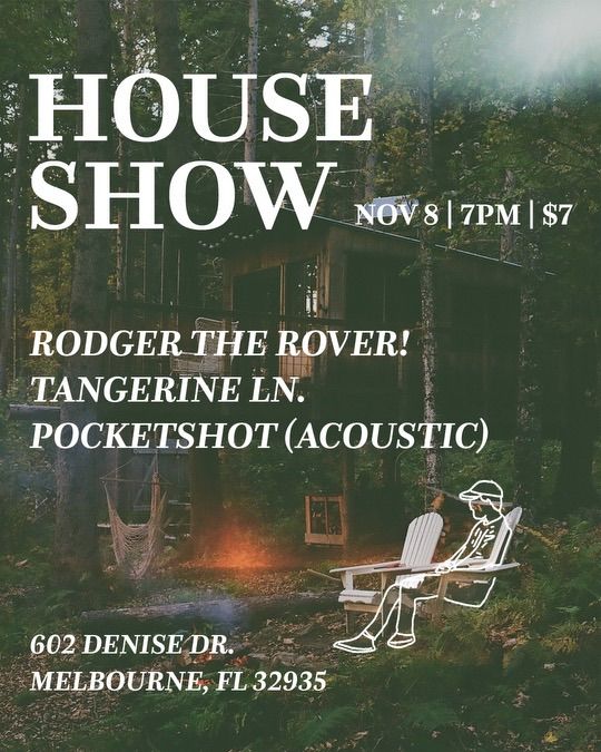 Rodger the Rover! Tangerine Ln. & Pocketshot (acoustic)