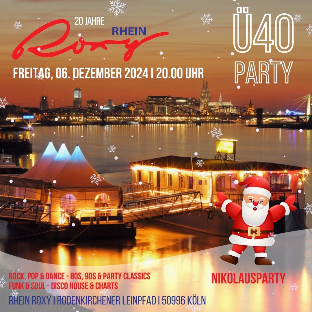 \u00dc 40 Nikolaus Party auf dem legend\u00e4ren Partyschiff mit Top DJ 