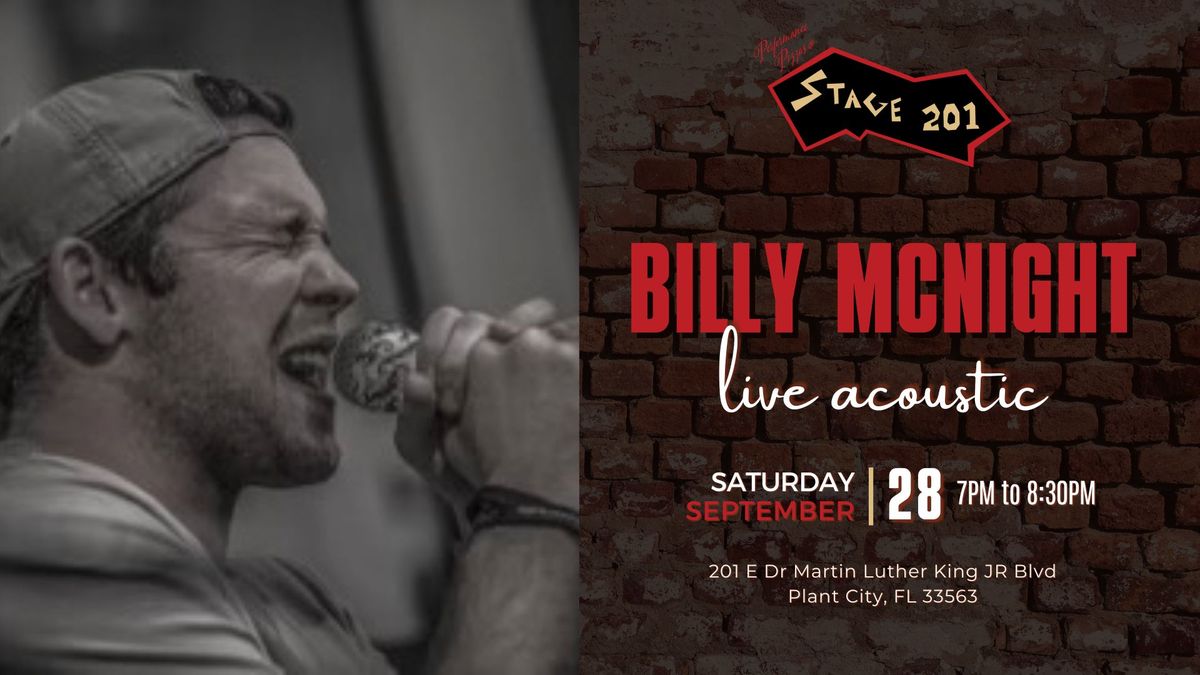 Billy Mcnight Live