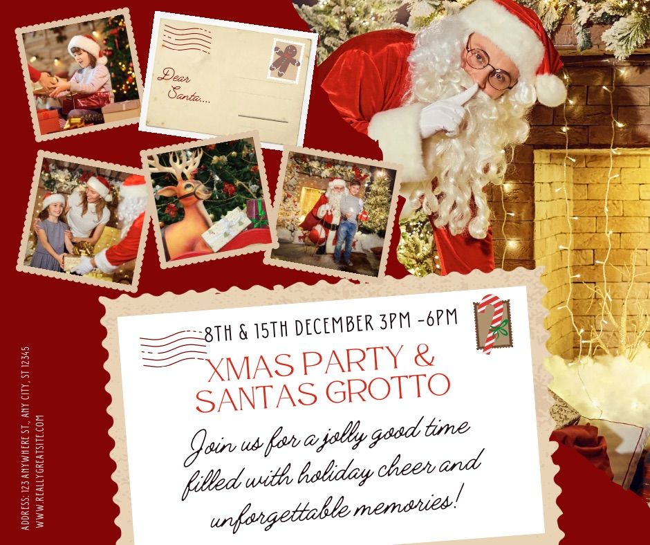 Christmas party & Santa grotto visit 