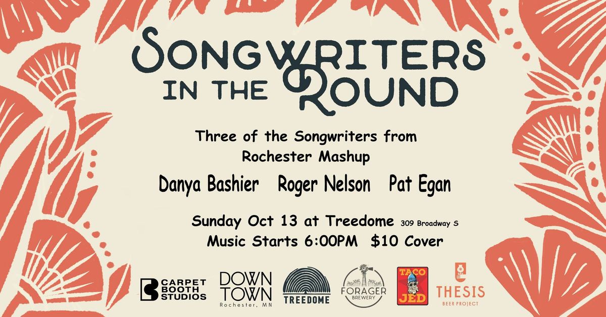 Songwriters in the Round with Danya Bashier, Roger Nelson and Pat Egan