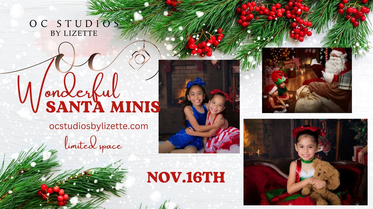 Mini Portraits with Santa 