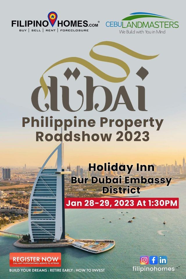 FILIPINO HOMES DUBAI PHILIPPINE PROPERTY ROADSHOW 2023, Holiday Inn