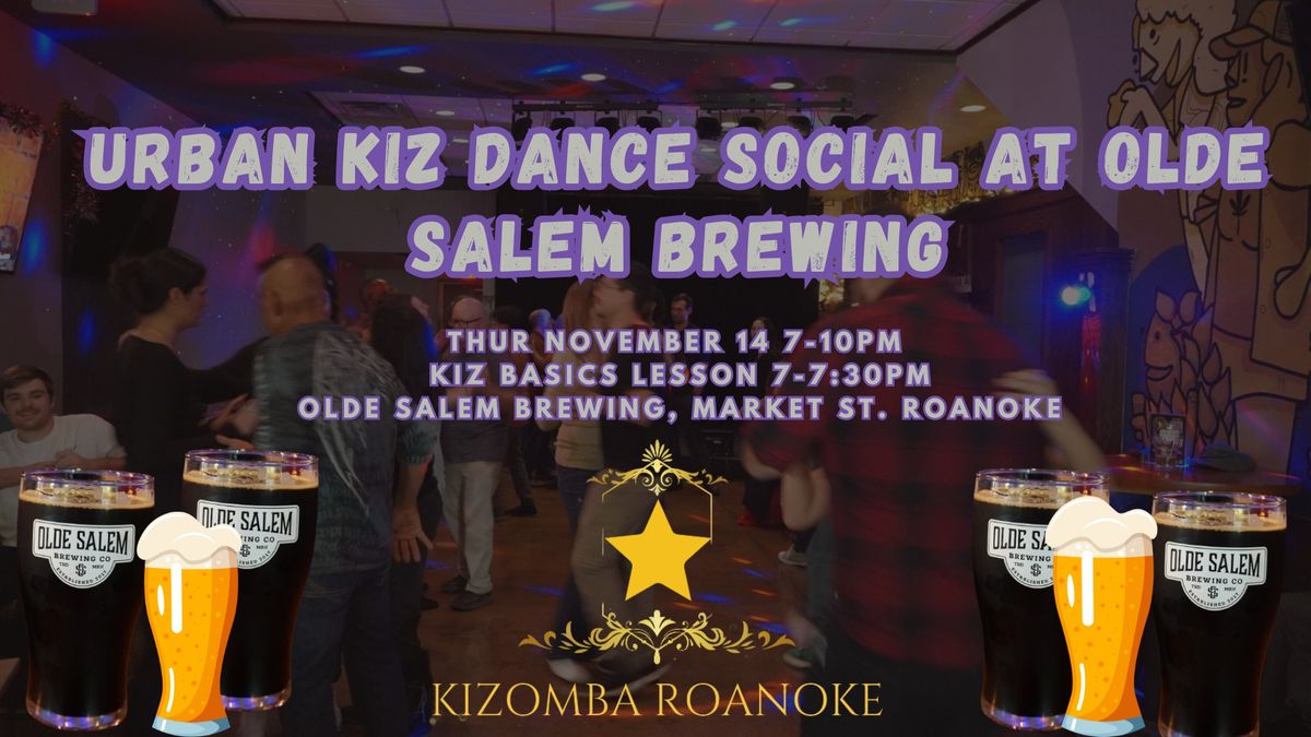 Urban Kiz Dance Social at Olde Salem Brewing - Downtown