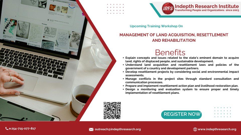 Training Workshop on Management of Land Acquisition, Resettlement and Rehabilitation 