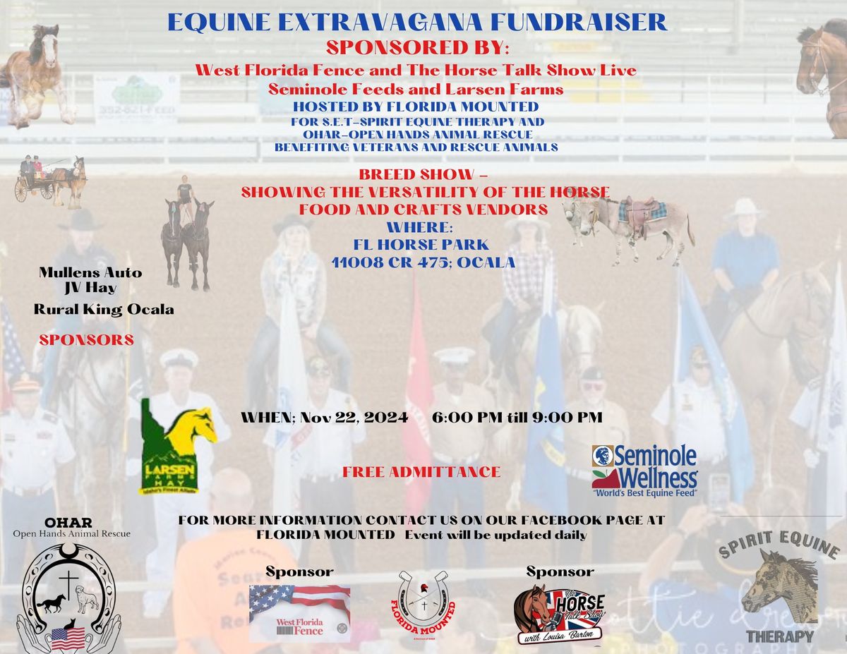 Second Annual Equine Extravaganza Fundraiser 