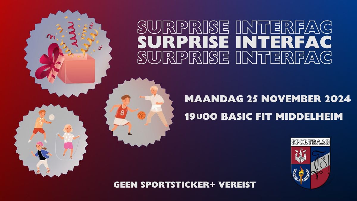 Surprise interfac + gratis vat