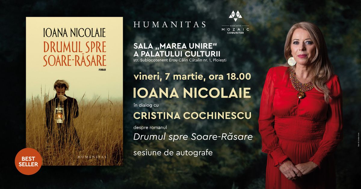 Lansarea romanului Drumul spre Soare-R\u0103sare de Ioana Nicolaie la Ploie\u0219ti