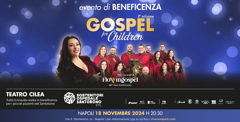 Gospel For Children per i bambini del Santobono di Napoli