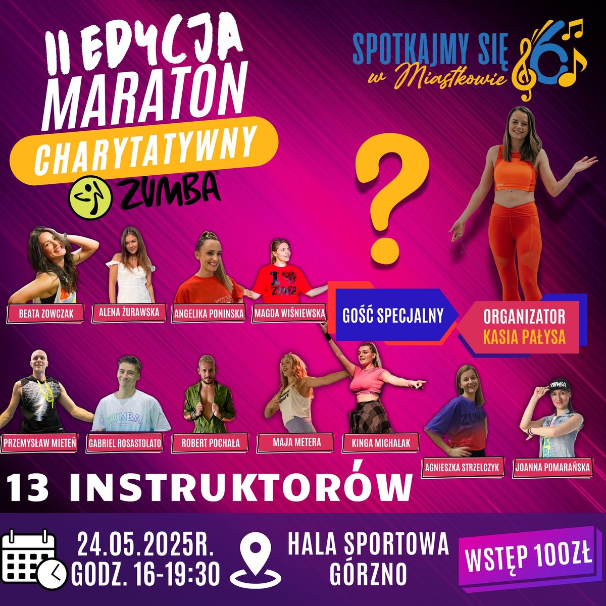 II Maraton Charytatywny Zumba \u201eSpotkajmy si\u0119 w Miastkowie\u201d\ud83d\udc9b