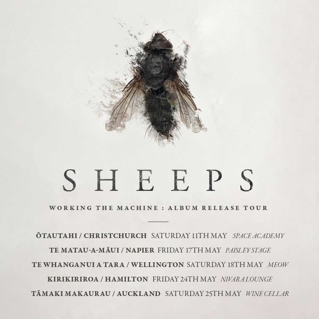 Sheeps: Working the Machine Album Release Tour with support from Mice On Stilts