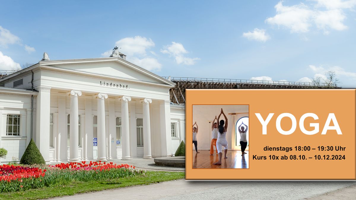 \u201eYoga\u201c Kurs vom 08.10.-10.12.2024, immer dienstags 18.00-19.30 Uhr