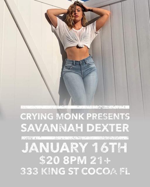 Savannah Dexter, The Crying Monk, Cocoa, 20 February 2021