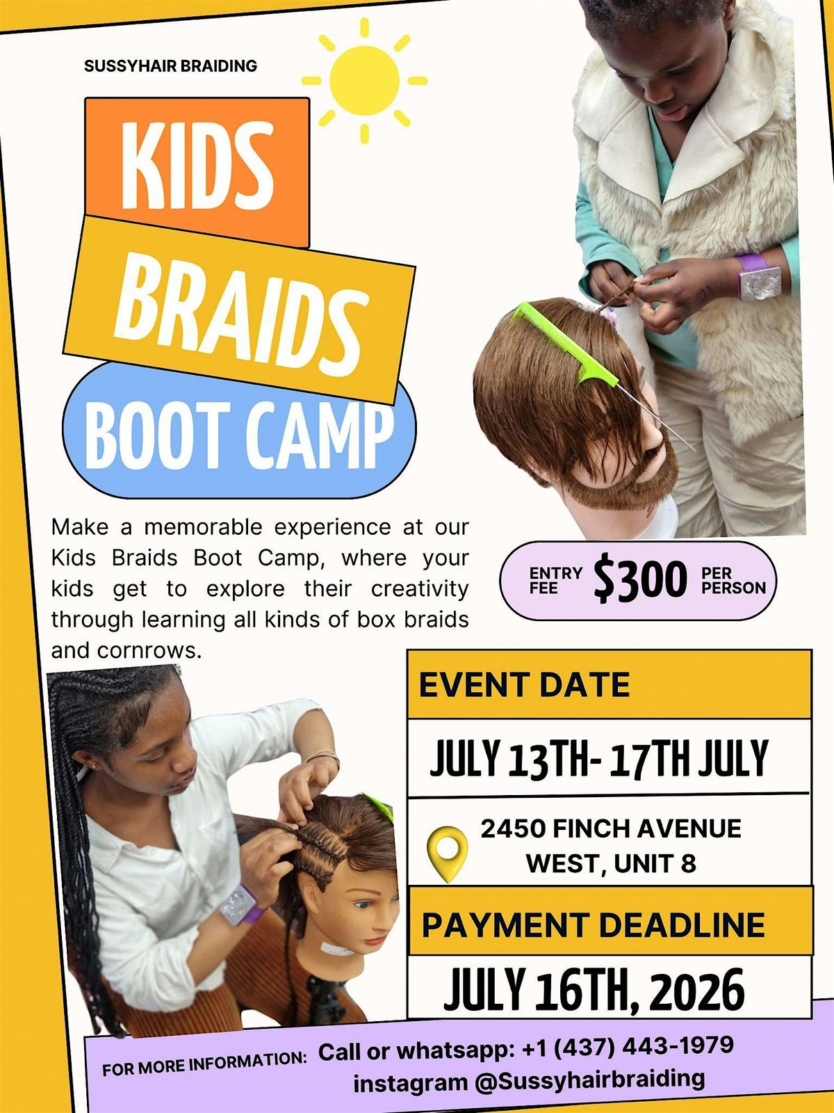 Kids Braids Bootcamp