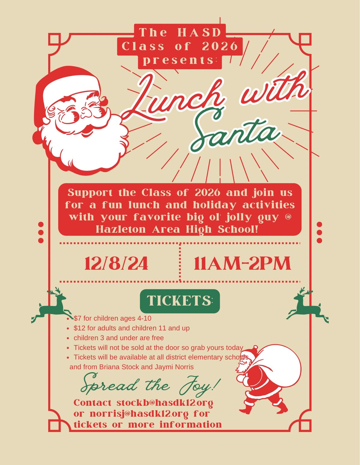 Lunch with Santa 