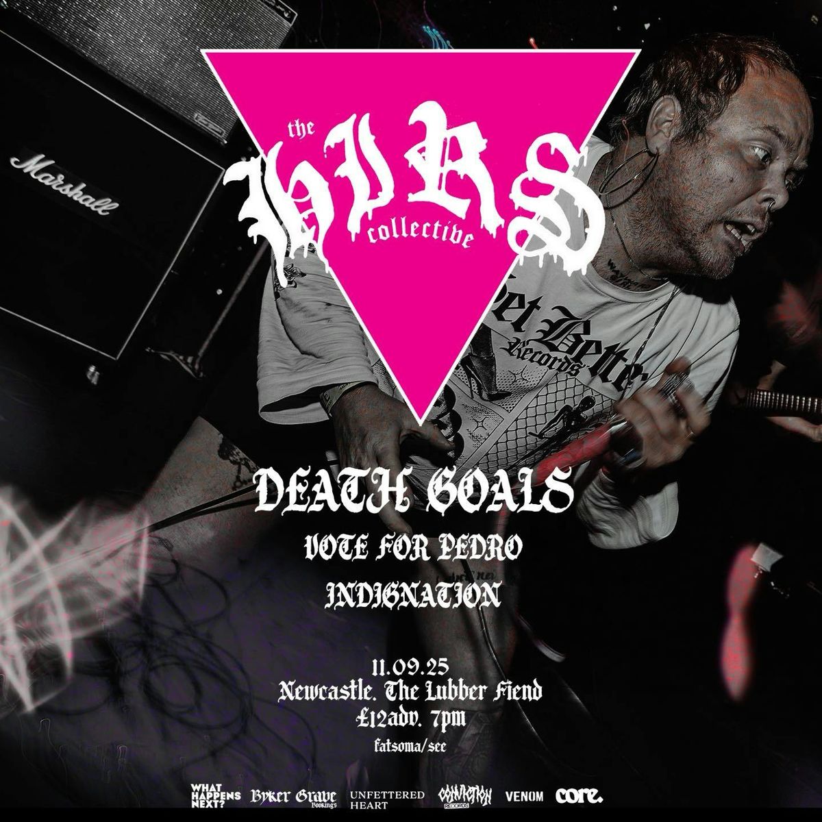 The Hirs Collective \/ Death Goals \/ Vote For Pedro \/ Indignation