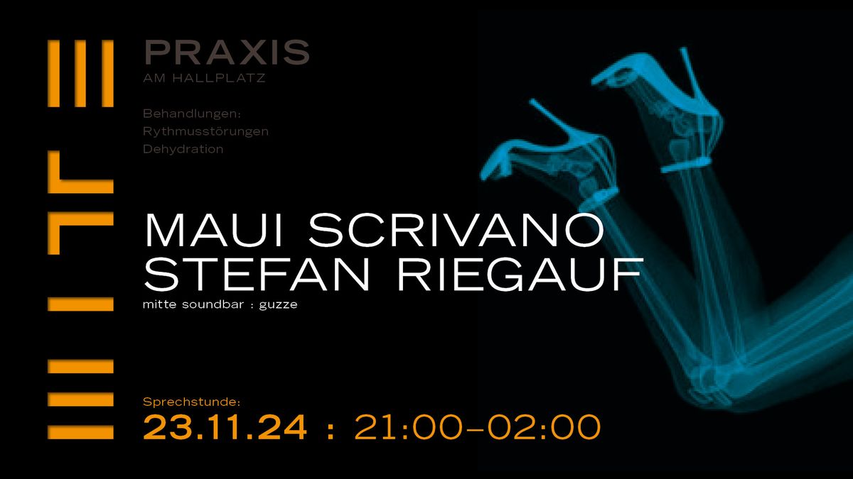 PRAXIS : STEFAN RIEGAUF & MAUI SCRIVANO (guzze : mitte soundbar)