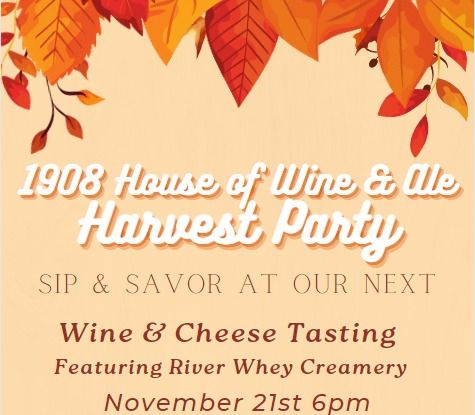 Harvest Party Wine & Cheese Tasting