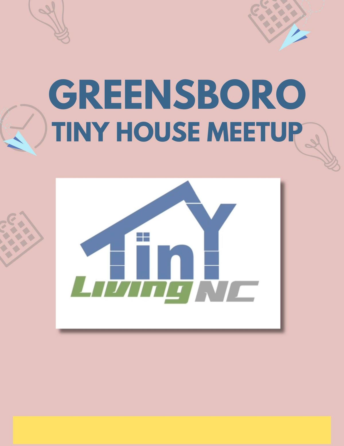 TLNC Tiny House Meet Up - Greensboro 9\/28 