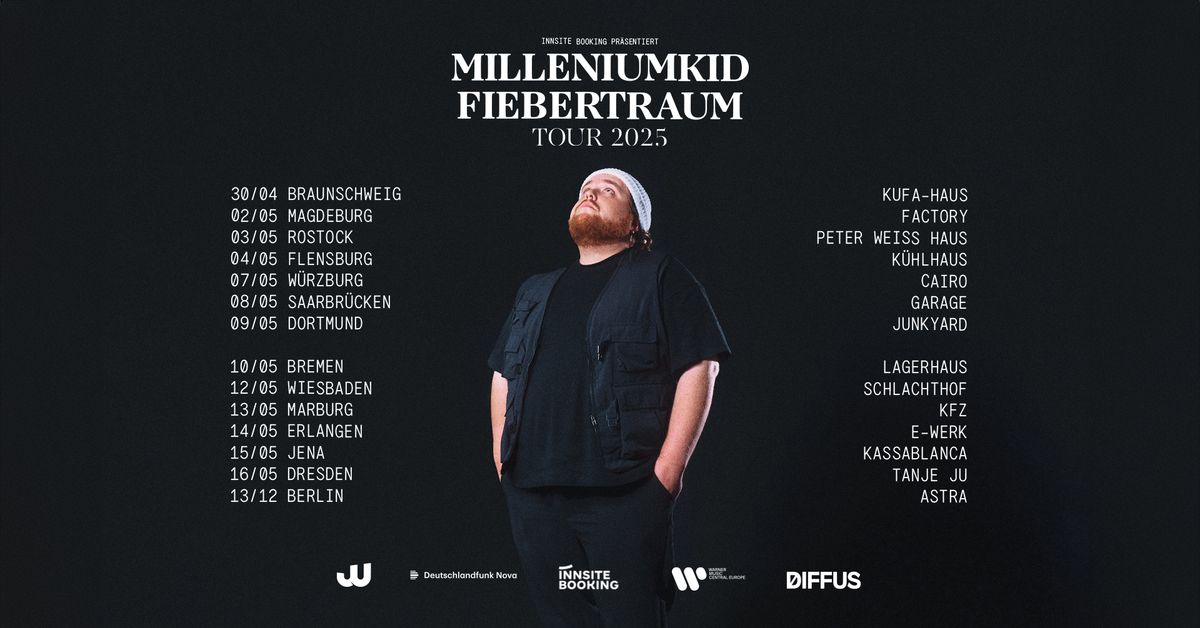 MilleniumKid - Fiebertraum Tour 2025 \u2022 Saarbr\u00fccken