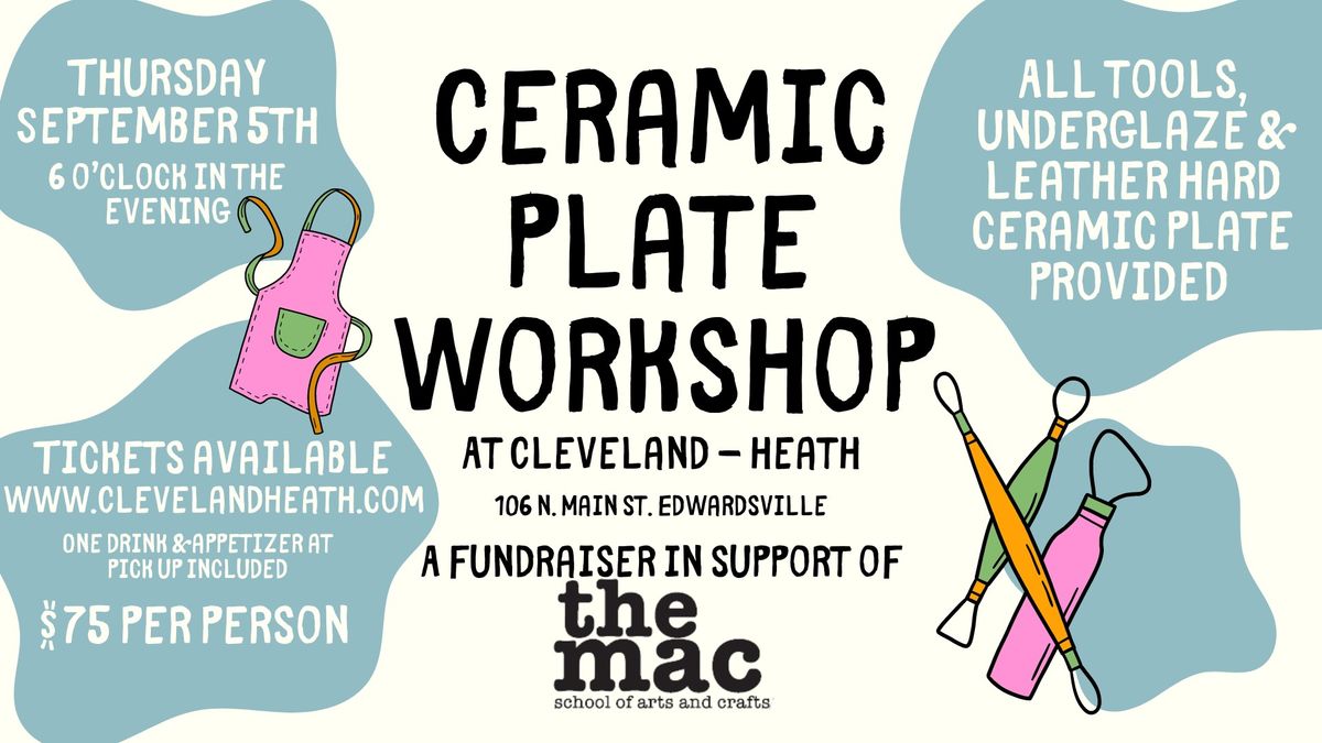 Ceramic Plate Workshop