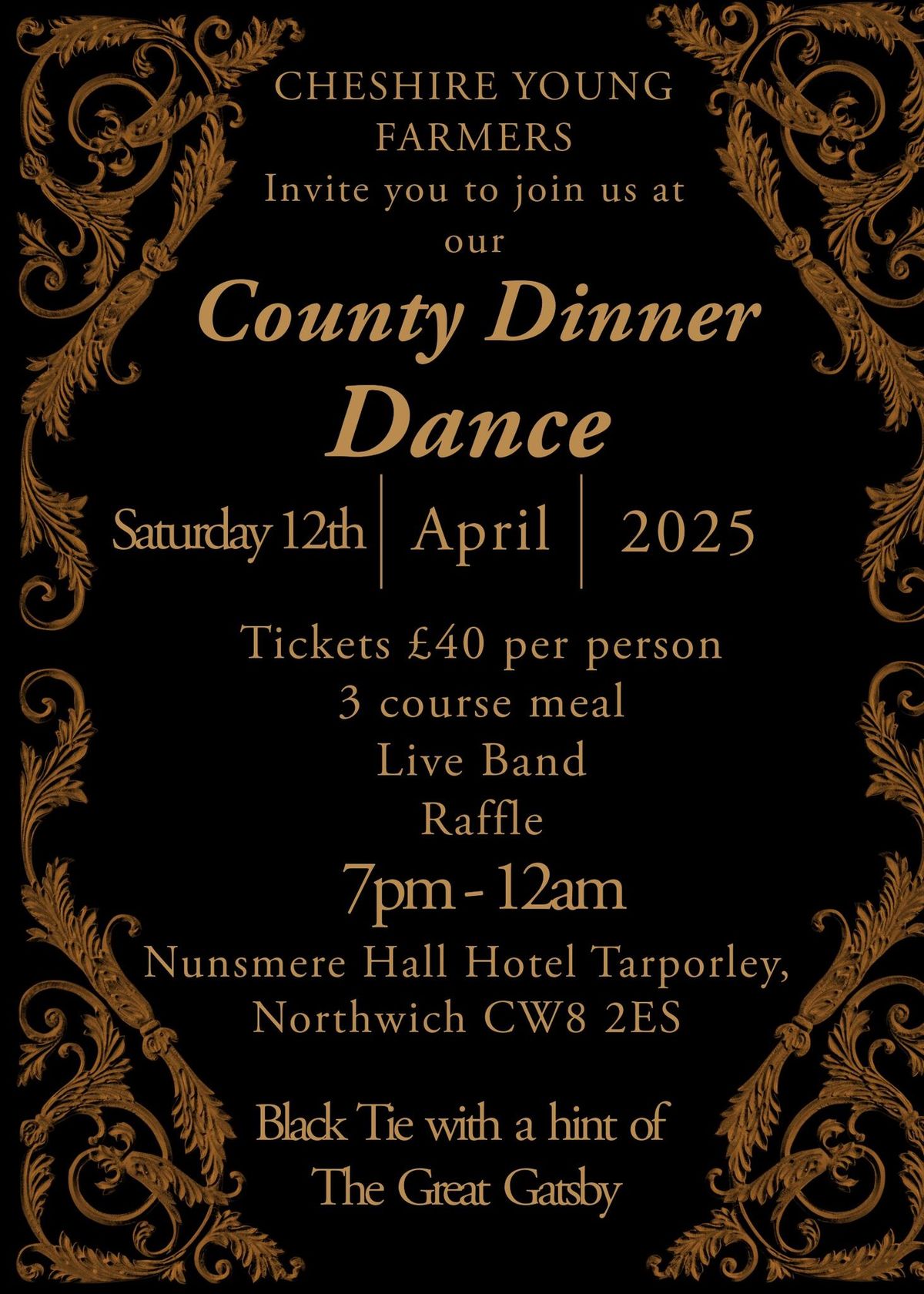 Cheshire Young Farmers County Dinner Dance 2025