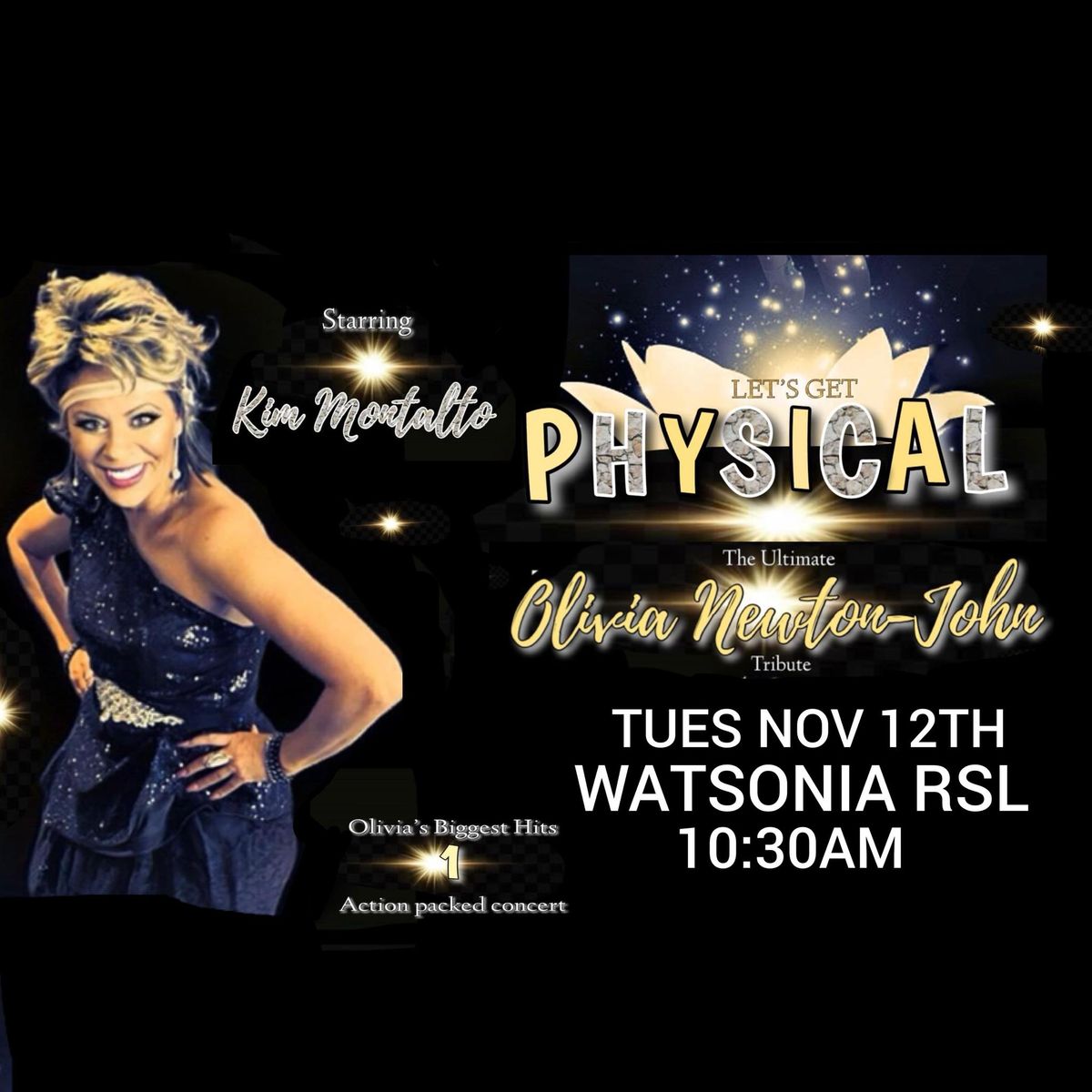 PHYSICAL~The OLIVIA NEWTON-JOHN Tribute  starring KIM MONTALTO