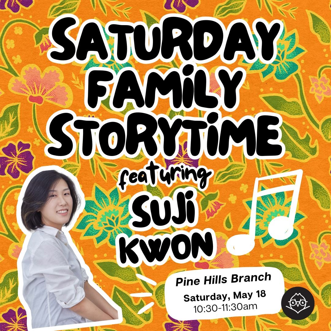 Saturday Storytime featuring Suji Kwon