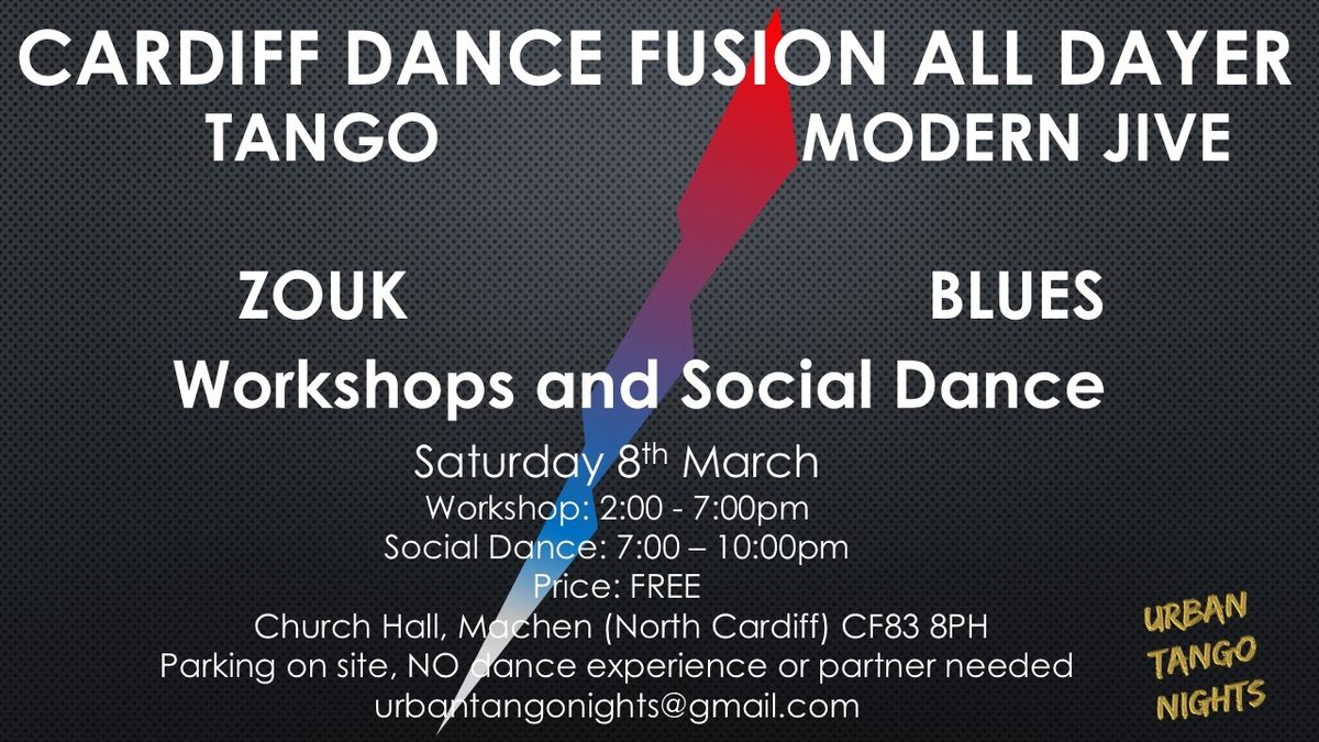 CARDIFF DANCE FUSION ALL DAYER: Workshops and Social Dance