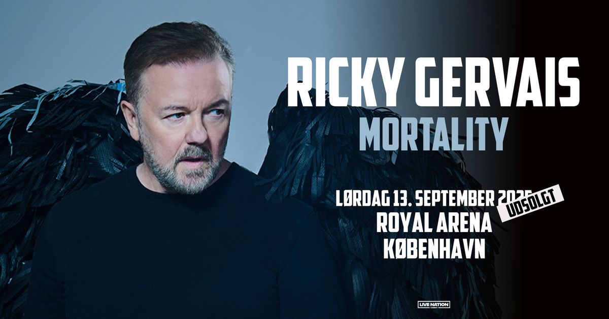 Ricky Gervais: Mortality \/ Royal Arena 13. september 2025 \/ udsolgt - venteliste