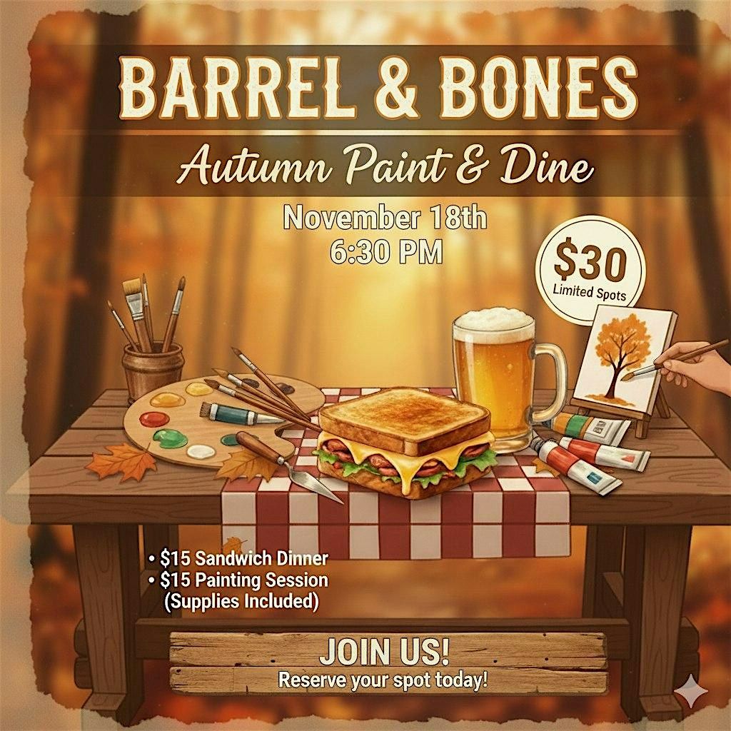 Autumn paint and dine