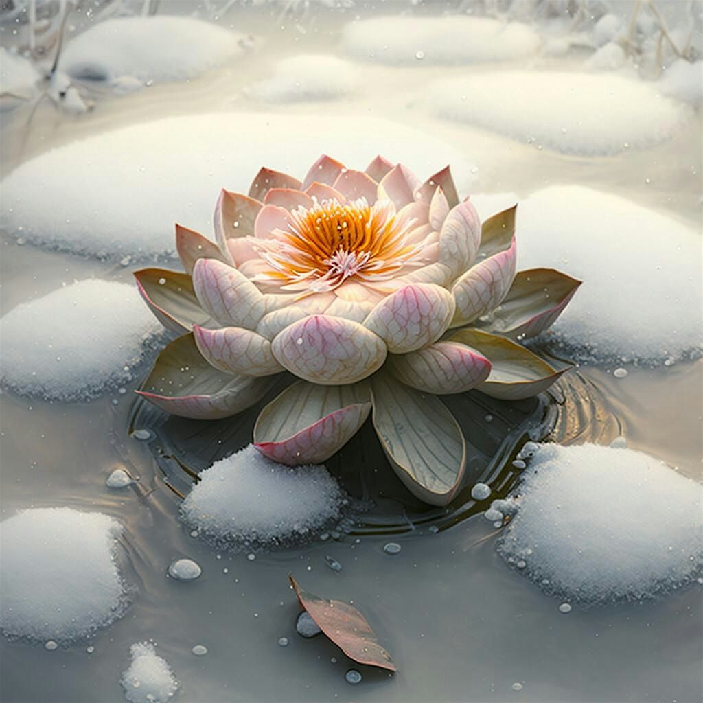 Winter Solstice Intuitive Art: Shadow Lotus