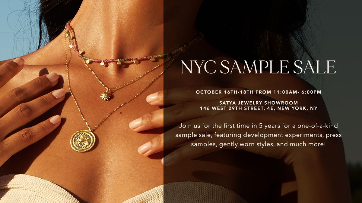 Satya Jewelry Sample Sale