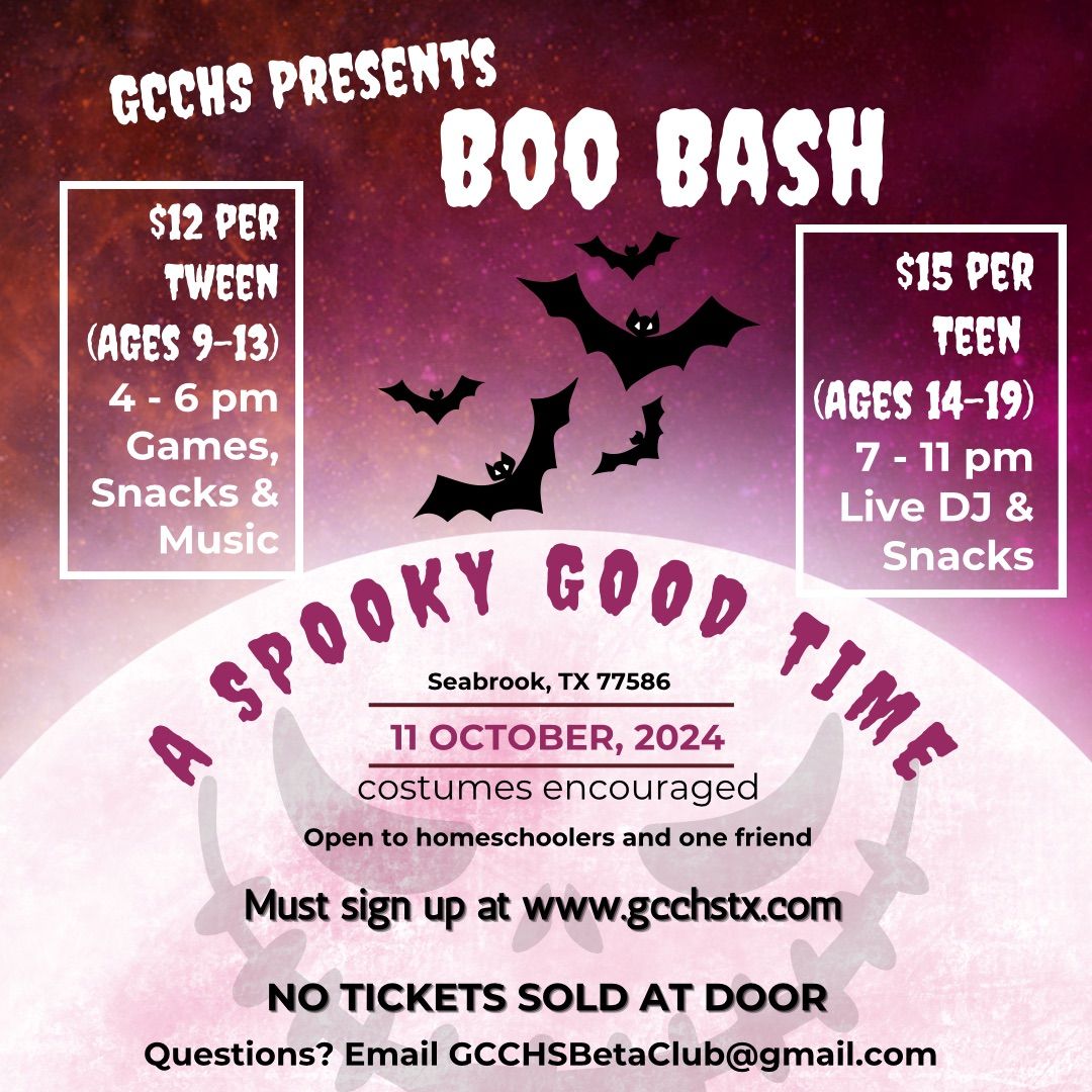 Boo Bash for Tweens & Teens