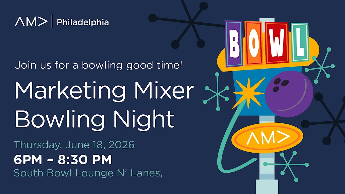 Marketing Mixer Bowling Night