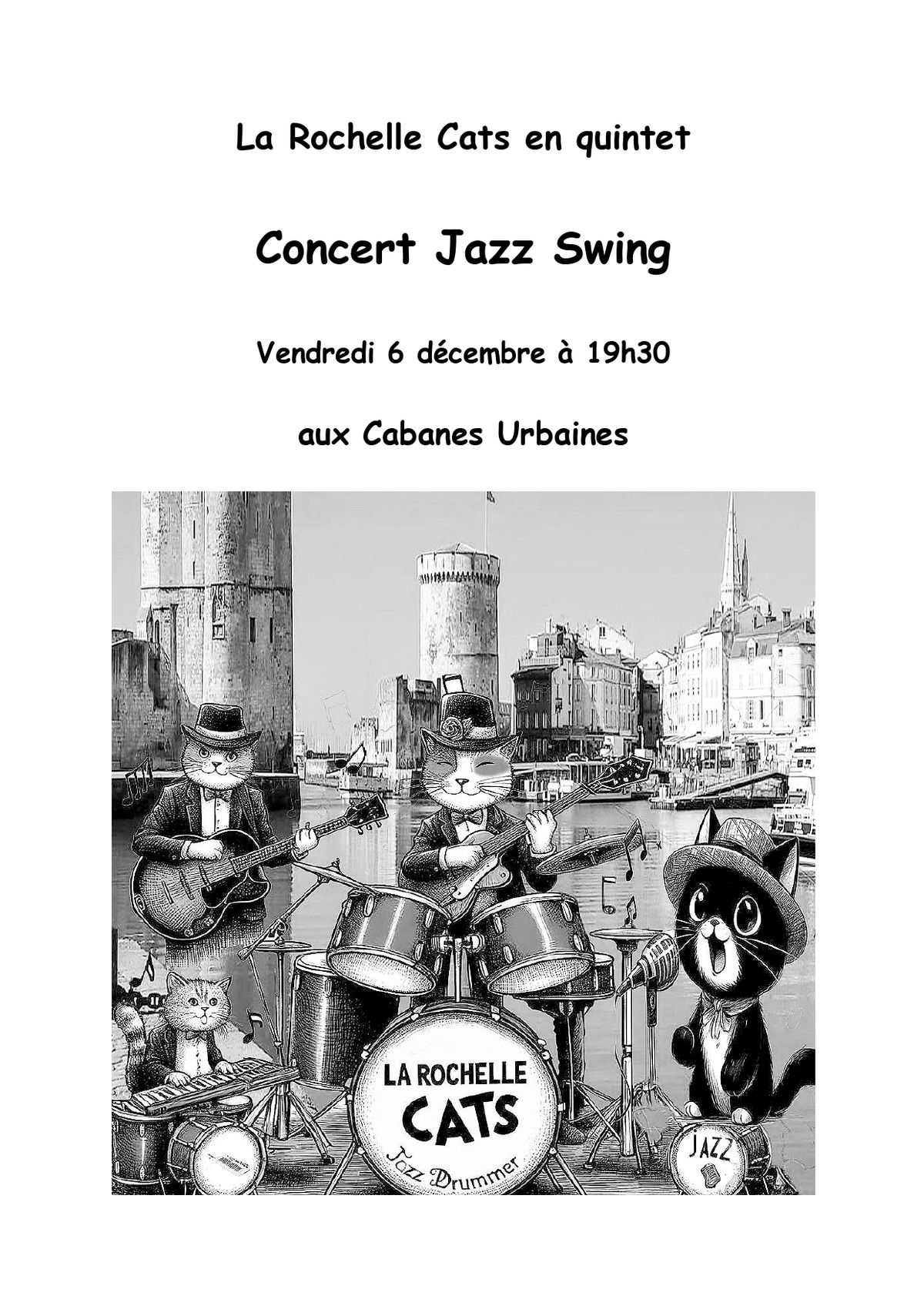 Jam Jazz La Rochelle Cats en quintet