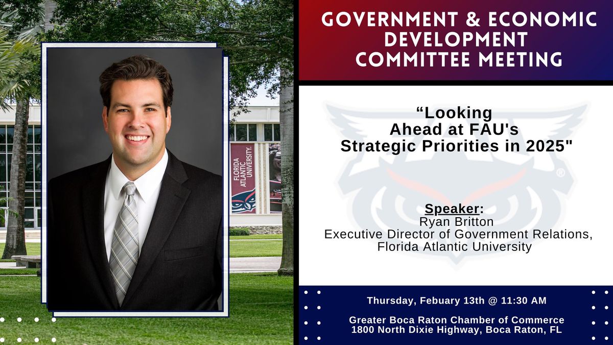 COMBINED: Government Affairs & Econ Dev. Committee