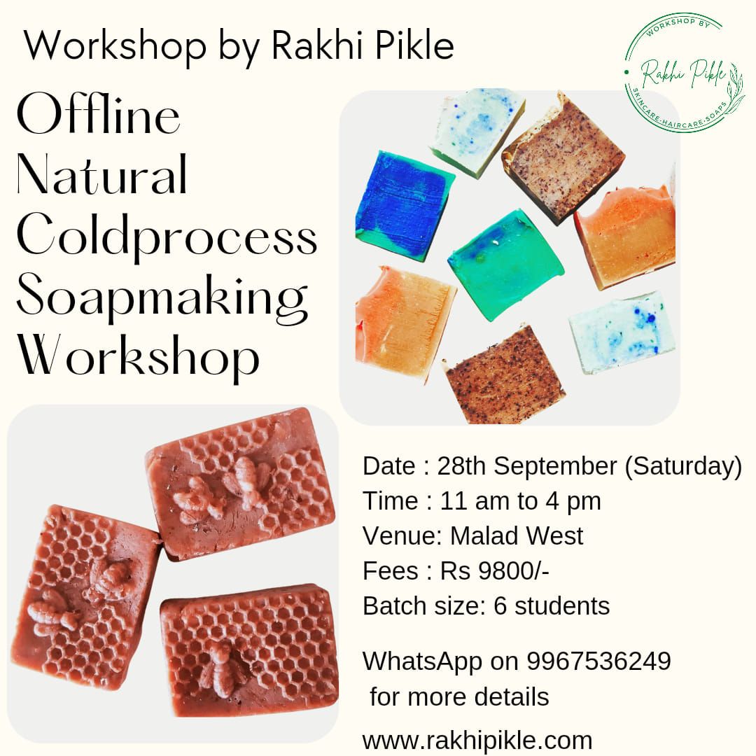 Offline Natural Coldprocess Soap Making Workshop