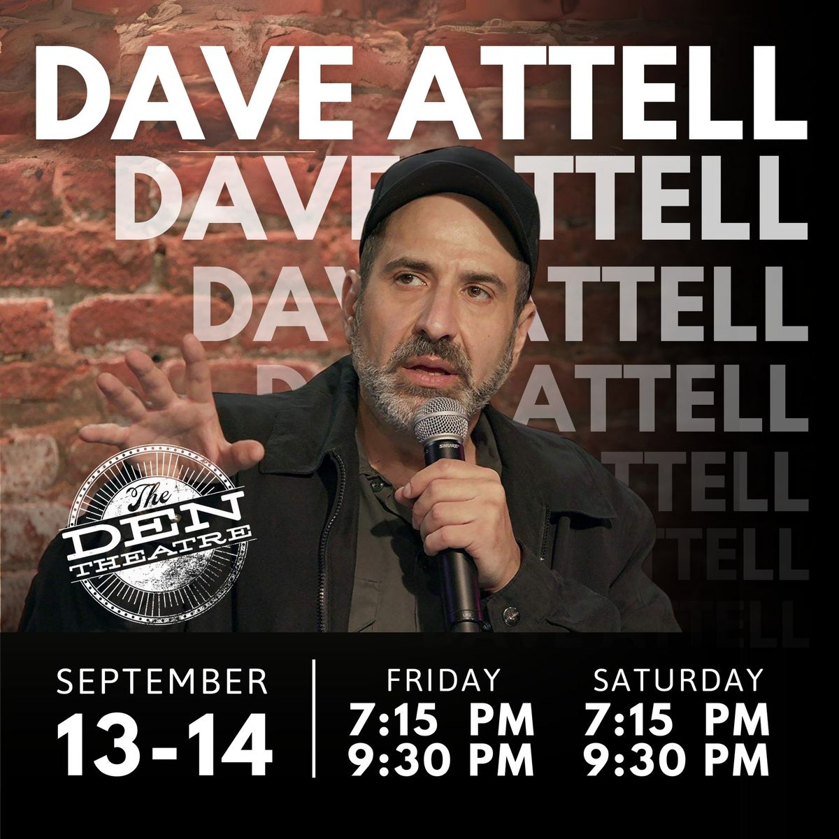Dave Attell at The Den Theatre | September 13-14, 2024