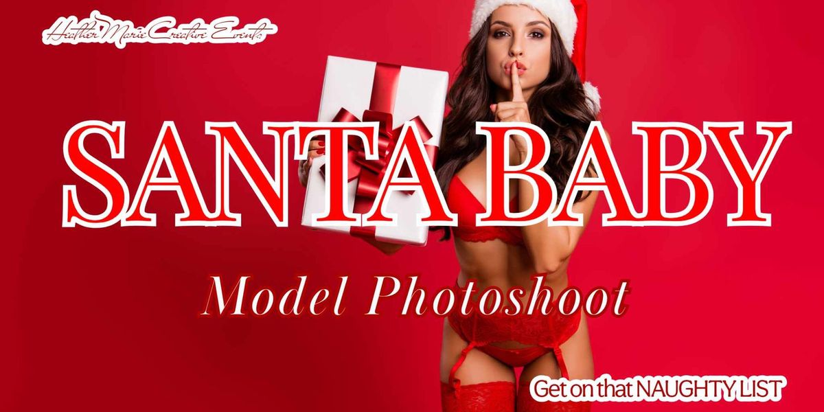 Santa Baby Model Lingerie Photoshoot  