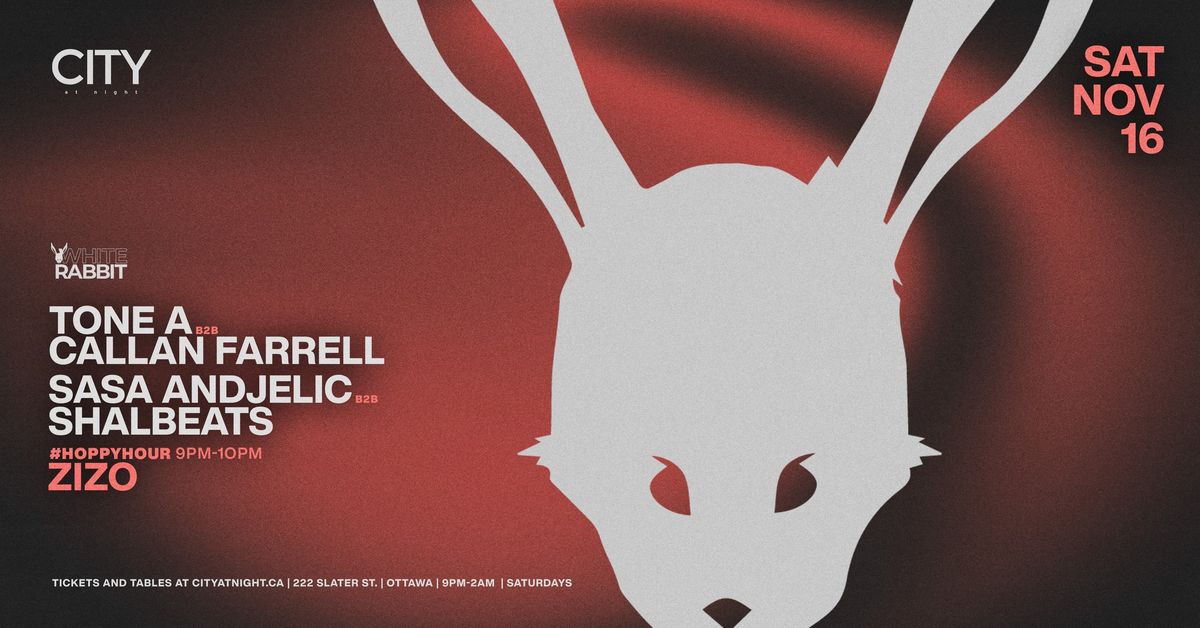 White Rabbit: Tone A b2b Callan Farrell, Sas Andjelic b2b Shalbeats, Zizo