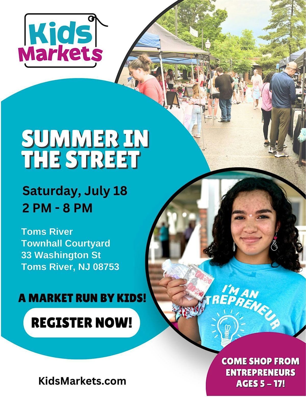 Kids Markets at Summer in the Street Festival in Downtown Toms River ...