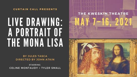 Live Drawing A Portrait Of The Mona, Curtain Call Stamford